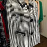 Kasper houndstooth blazer tweed jacket sz10 Photo 4