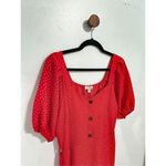 Monteau Red Polka Dot Dress Photo 7