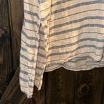 J.Jill  Pure Jill Lagenlook Striped Sleeveless 100% Linen Maxi Dress Photo 3