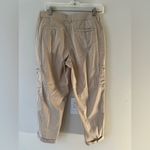  Capri Pants Cotton Spandex Khaki Beige Zip Chicos size 0 US 4 Casual Photo 1