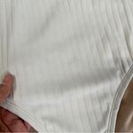 Kona Sol  Women’s Wide Ribbed Ring Medium Coverage One Piece Swimsuit in Cream M Photo 14