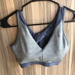 Nike sports bra blue in color size large Photo 2