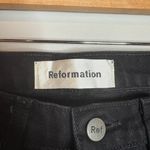 Reformation  Julia Crop High Cigarette Jean in Black Photo 3