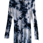 House of Harlow NEW Size L  1960 x REVOLVE Bryla Mini Dress in Tie Dye Blue Photo 0