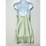 Princess Polly After Though Dainty Ditsy Green Floral Satin Mini Slip Dress 6 Photo 4