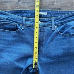 Levi's 711 Womens Blue Denim Medium Wash Stretch Mid Rise Skinny Jeans Size 31 Photo 3