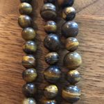 Earth Toned Tigers Eye Beaded/Marbled Necklace Photo 3