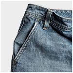 J.Crew  Vintage Light Wash Button Fly Denim Jeans Skirt Sz 10 Petite Photo 3
