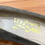 Salvatore Ferragamo Vintage DE 17085 149 Olive/Gray Suede Low Heel Pumps Size 6 Photo 14