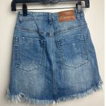 One by One Teaspoon 2020 Mini Skirt Sz. 22 Blue Photo 2