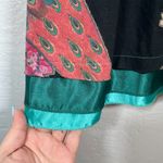 Desigual Women L Multi Colored Patchwork Dress Embroidery V Neck Sleeveless Photo 2