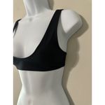 Rochelle Sara Black Scoop Neck Bikini Top Bra Swimwear Size Small Photo 4