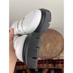 Maje NWT  White Leather Platform Loafers Chunky Lug Sole Women's Shoes Size 40 Photo 3