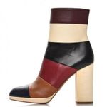 Valentino Garavani Valentino Bo-y-ch striped colorblock nappa leather mid-calf boots IT 40 NIB Photo 0