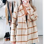 Joie  Revolve Neutral Plaid Coat Jacket  Photo 2
