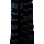 Kevin O'Brien Studio Burnout Velvet Silk Scarf Shawl Black Photo 0