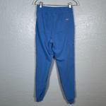 FIGS  Women XS Blue High Waisted Zamora Jogger Scrub Pants Pockets Drawstring Photo 3