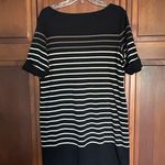 Karen Scott  100% cotton boat neck tee shirt dress size Extra Large Photo 1