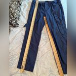 Banana Republic Avery Tie Waist Linen Blend Ankle Pant Blue Size 4 Photo 6