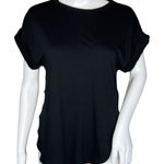 Satva  Shirt Womens Small Black Open Back Athletic Top Workout Yoga‎ Athleisure Photo 0
