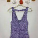 For Love & Lemons NWT  Chelsea Purple White Polka Dot Mini Dress Size Small Photo 5