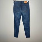 Everlane  women's distressed high rise denim blue jeans size 27 TALL (long) Photo 3