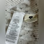 Madewell  Cream Speckled Button Sweater Photo 7