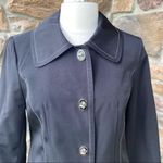 Anne Klein Black Trench Coat Photo 7