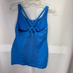 Lululemon Athletica Blue Graphic Fitted Tank Top Photo 3