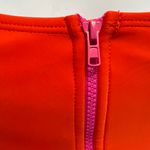 Ymi Orange Front Zip One Piece Swimsuit Photo 3