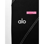 Alo Yoga Alo Alosoft High-Waist Sunray Leggings Black White Hi-Rise Waisted Skinny Pants Photo 10