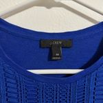 J.Crew Layered Lace Long-Sleeve T-shirt, sapphire blue, size XS Photo 1