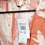 Roxy NWT  Womens New Morning Air Tropical Print Bell Sleeve Romper - Size: XL Photo 3