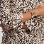 Chico's Chico’s Leopard Print Tunic Button Down Collared Blouse 
Size 1 (8/10 Med) Photo 3