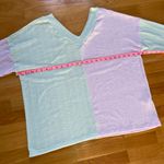 White Birch Pink Mint Top Long Sleeve XL Photo 6