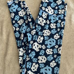 Zoozatz  UNC Tarheels Leggings Small NCAA Collegiate Game Day EUC Photo 0