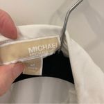 Michael Kors Michael  Ladies White Button-Down Shirt Size Medium Photo 2