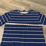 ZARA ❤️ Trafaluc Blue White Stripe Shirt; Medium Women’s Photo 3