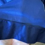 Vanity Fair Vintage  Nylon Navy Blue Nightgown Empire Waist V-Neck Size Medium Photo 3