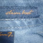 Seven7  10 34x31 Dark Wash Slim Boot Riveted Flap Pocket Jeans Photo 6