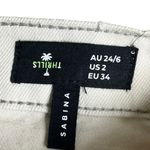 Free People  THRILLS Sabina Jeans High Rise Straight Tapered Ankle Womens 2 New Photo 11