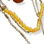 Free People Texas Sun Layered Necklace NEW Western Bohemian Geode Tassels Photo 7