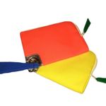 Zaldy colorblock makeup bags / cosmetic bag / travel yellow orange summer Photo 1