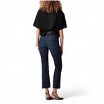 J.Crew Demi Boot Crop Jeans Women's Size 26 Dark Wash Frayed Hem Denim BT563 Photo 1