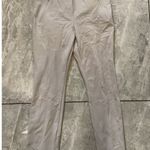 Banana Republic BR Standard Pants Womens 8 Sea Salt White Slim Pull On Stretch Office Wear Photo 0