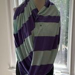 Lululemon Clarity Infinity Scarf, Aqua & Purple Stripe, EUC Photo 1