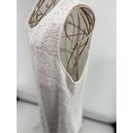 Soft Surroundings  Dress Madelyn Lace White Women Size 14 Lined Sharkbite Hem Photo 9