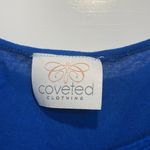 Coveted Clothing Blue Women's oversized Top size small. Photo 3