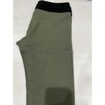 BCBGMAXAZRIA  Olive Green Leggings High‎ Waist Casual Athleisure Size M Photo 7