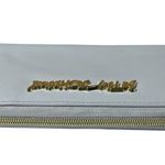 Betsey Johnson  Gray Wristlet Wallet with Strap Zip Around Credit Card Organizer Photo 4